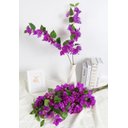 Ver imagem 4 de Kit 15 Galhos Flores de Bougainville Grande Realista Roxo
