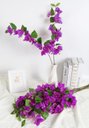 Ver imagem 4 de Kit 15 Galhos Flores de Bougainville Grande Realista Roxo