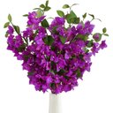 Ver imagem 1 de Kit 15 Galhos Flores de Bougainville Grande Realista Roxo