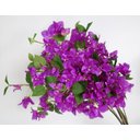 Ver imagem 3 de Kit 15 Galhos Flores de Bougainville Grande Realista Roxo