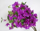 Ver imagem 3 de Kit 15 Galhos Flores de Bougainville Grande Realista Roxo