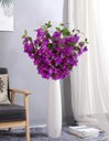 Ver imagem 2 de Kit 15 Galhos Flores de Bougainville Grande Realista Roxo