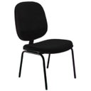 Ver imagem 1 de Cadeira Diretor Fixa para Escritório Linha Uno Preto