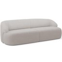 Ver imagem 1 de Sofá 4 Lugares Curvo Orgânico Living 280cm Barolo L06 Bouclê Cinza