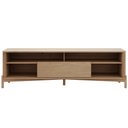 Ver imagem 5 de Rack Benton F06 para TV 75" 182cm Madeira Maciça com Gaveta Amadeirado Lyam Decor