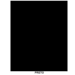 Adesivo Envelopamento Parede Móveis Eletrodoméstico - Preto Plavitec Adesivo Preto 50cm x 3,0m - 3