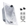 Banheira Dupla Hidromassagem Pop Gc 110v Anatômica e Completa - 1