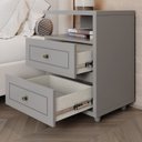 Ver imagem 5 de Conjunto Quarto Adulto Cômoda e 02 Mesas de Cabeceira Americano
