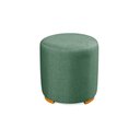 Ver imagem 5 de Poltrona Dallas com Puff em Linho Pes em Madeira: Verde