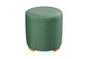 Ver imagem 5 de Poltrona Dallas com Puff em Linho Pes em Madeira: Verde