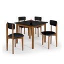 Ver imagem 2 de Conjunto 90cm Mdf Estofado Perfeito P/cozinhas Pequenas:preto