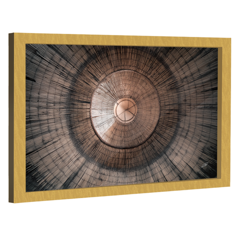 Quadro Decorativo Abstrato Radial