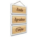 Ver imagem 1 de Kit Quadros E Corda 3Pçs 17X32 Moldura Branca