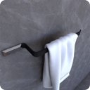 Ver imagem 1 de Suporte Porta Toalha De Rosto Parede Preto e Cromo Empire