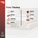 Ver imagem 6 de Roupeiro Newton - 6 Portas 4 Gavetas 10 Prateleiras com Espelho - Casamia