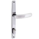 Ver imagem 5 de Fechadura para Porta Externa Perfil Estretiro Aço Inox Polido Cromado | Aliança | 10 Un