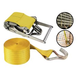Kit Jogo com 2 Cintas de Amarração de Catraca para Carga 1,5 Toneladas 4,6 Metros Fertak - 2