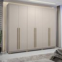 Ver imagem 1 de Guarda Roupa Casal 6 Portas 6 Gavetas Dubai Majestic - Fendi