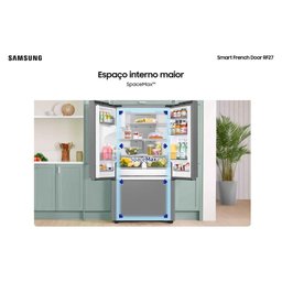 Refrigerador Samsung Smart French Door 3 Portas 576l Inox Rf27cg5410srbz220v - 5