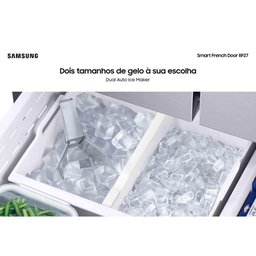 Refrigerador Samsung Smart French Door 3 Portas 576l Inox Rf27cg5410srbz220v - 7