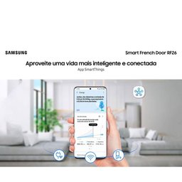 Refrigerador Samsung Smart French Door 3 Portas 576l Inox Rf27cg5410srbz220v - 8