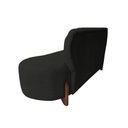 Ver imagem 4 de Sofá 2 Lugares Orgânico Curvo Tókio 150cm Suede Preto