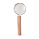 Ver imagem 1 de Lupa de Aumento Decorativa Prata com Cabo em Poliresina 24cm 16359 Mart