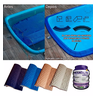 Kit 4 Bordas P/ Piscina Mosaico Azul Cobalto 12x25 1m Linear - 3