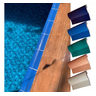 Kit 4 Bordas P/ Piscina Mosaico Azul Cobalto 12x25 1m Linear - 5