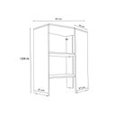 Ver imagem 3 de Estante Organizadora de Canto Olavo 100% Mdf (livros Sala) Woodcore