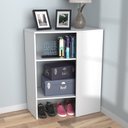 Ver imagem 1 de Estante Organizadora de Canto Olavo 100% Mdf (livros Sala) Woodcore
