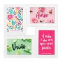 Ver imagem 1 de Quadro para 04 Fotos 10x15 Pf-1222br Square