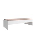 Ver imagem 2 de Bicama Cama com Auxiliar Solteiro Branca Chiara - Phoenix Baby