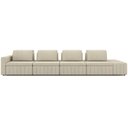 Ver imagem 5 de Sofá Ilha com Puff para Sala Living 425cm Amber M03 Linho Cru - Lyam Decor
