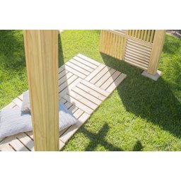 Kit Módulos de Deck Avulsos - 6 Peças de 50x50 Centímetros (cobre 1,5 M²) - Pensemadeiras - Única Ún - 5