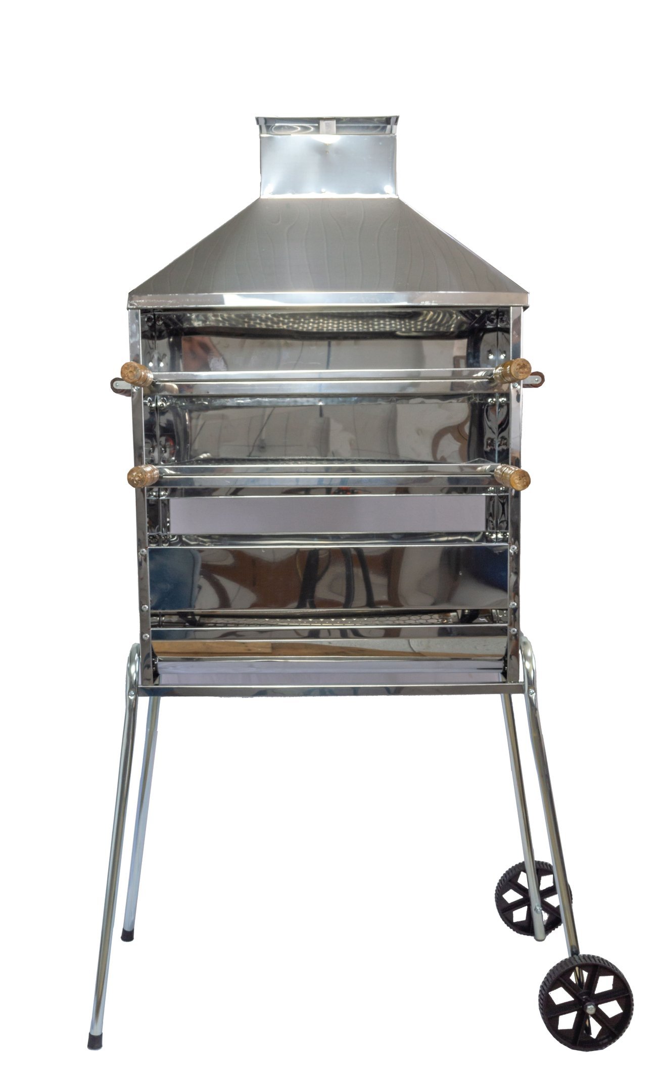Carrinho Churrasqueira 160 Espetinho Movel Inox | MadeiraMadeira