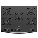 Ver imagem 5 de Fogão De Piso Atlas 5 Bocas Mônaco Top Glass Preto Bivolt