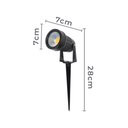 Ver imagem 2 de Espeto para Jardim Nordecor Hager Led 7w Bivolt Preto 3000k Luz Amarela 6139