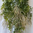 Ver mais imagens de Kit 5 Pendentes de Eucalipto Artificial Realista 87 cm Folhagem Decorativa Permanente
