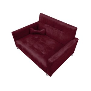 Cama Pet Luxo para Cachorro & Gatos Pequeno e Médio Bob Bordo