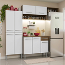 Ver imagem 1 de Armário de Cozinha Completa 229cm Rustic/Branco Emilly Madesa 18