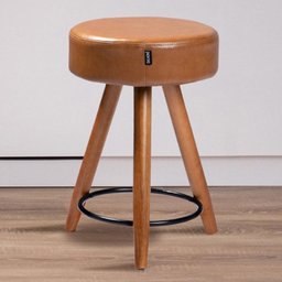 Kit 2 Banqueta Baixa Paris Banquinho com 50cm - Salaone:amarula - 2