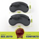 Ver imagem 4 de Conjunto de Sofá 3 e 2 Lugares Veda Xpand Tech Tecido Bouclê Cinza Escuro Cama Inbox