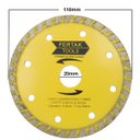 Ver imagem 2 de Disco de Corte Diamantado Turbo 110x20mm | Fertak