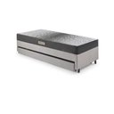 Ver imagem 5 de Bicama Box Solteiro Courino Linho 88x188x28 Cm com Colchão Dual Firm Espuma