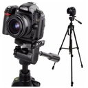 Ver imagem 6 de Tripé para Câmera Digital com Nível e Suporte para Celular 1.80 Mts