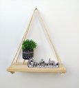 Ver imagem 2 de Prateleira Suporte para Vaso de Parede com Corda de Sisal