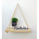 Ver imagem 2 de Prateleira Suporte para Vaso de Parede com Corda de Sisal