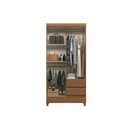 Ver imagem 4 de Guarda Roupa 4 Portas 4 Ptas c/Pés Fit Off White - S. Andirá