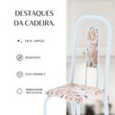 Ver mais imagens de Cadeiras para Sala de Jantar 4 Unidades Lívia Branco/Botanic Bege